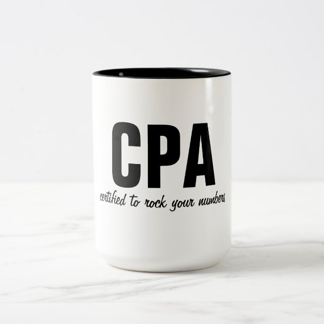 Humorvolle CPA Tasse (Mittel)