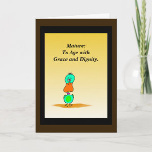 Humorvolle Geburtstags-Karte Karte