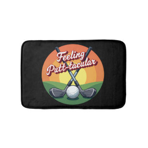 Humorvolle Golf Art für das Badezimmer Dekoration Badematte