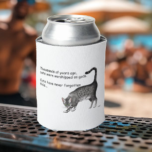 Humorvolle Graue Whimsical Katze Egyptian Mau Dosenkühler