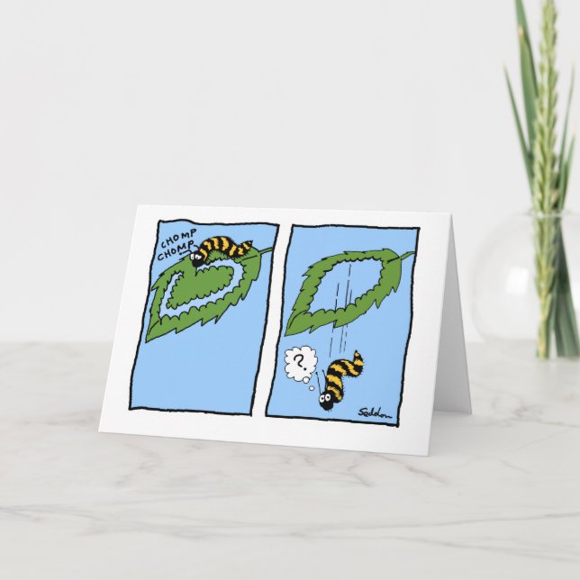 Humorvolle Grußkarte durch Mike Seddon Karte (Vorderseite)