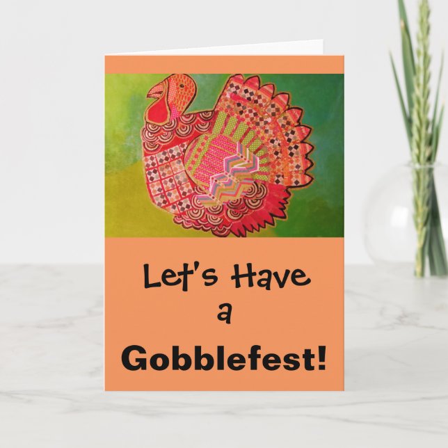 Humorvolle Grußkarte mit der hellen Türkei Karte (Vorderseite)