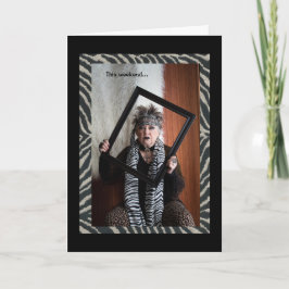 Humorvolle Halloween, Erntedank und Feiertage Karte