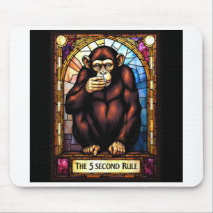 humorvolle Mousepad. Die 5-zweite Regel Mousepad