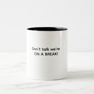 Humorvolle Tasse für eine stillere Kaffeepause