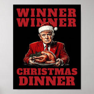 Humorvolle Trump-Weihnachten - Sieger Weihnachten Poster