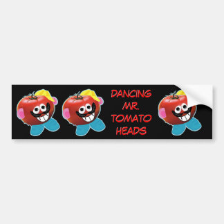 Humorvoller Autoaufkleber Parodie Herrn Tomato