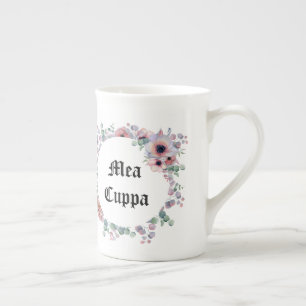 Humorvoller Blumenkatholischer Mea Cuppa Prozellantasse