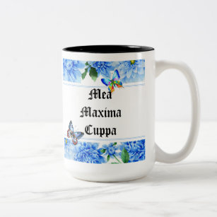 Humorvoller Blumenkatholischer Mea Cuppa Zweifarbige Tasse