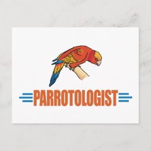 Humorvoller Papageienliebhaber Postkarte