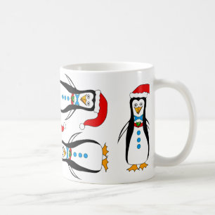 Humorvoller Penguin-Entwurf auf Kaffee-/Tee-Tasse Kaffeetasse