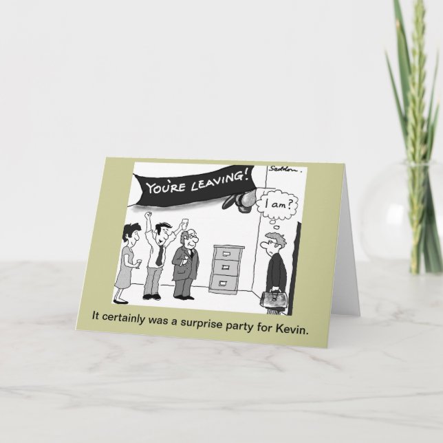 Humorvoller und ursprünglicher Cartoon durch Mike Karte (Vorderseite)