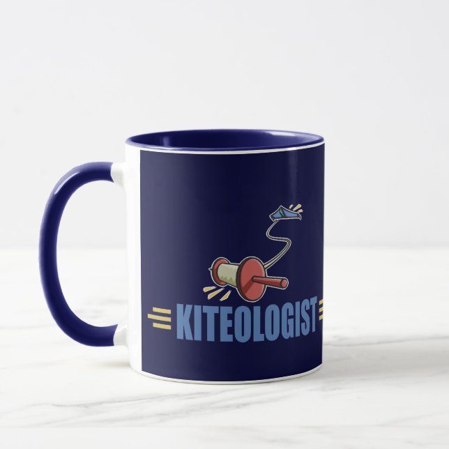 Humorvolles Drachen-Fliegen Tasse (Links)