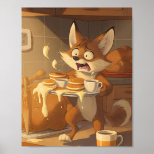 Humorvolles Erntedankfest: Flickers Tricky-Tray Poster