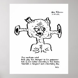 Humorvolles Gut-Read-Freak-Poster 12-10-22 Poster