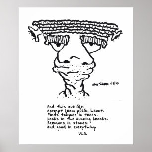 Humorvolles Gut-Read Freak Poster 1-6-23