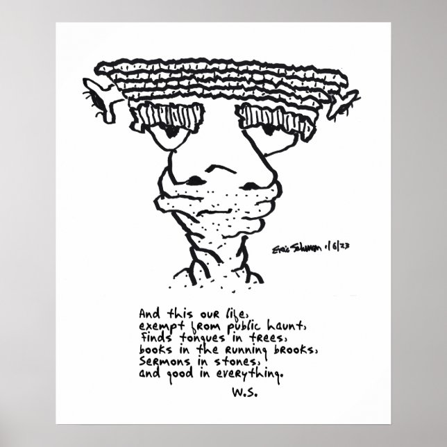 Humorvolles Gut-Read Freak Poster 1-6-23 (Vorne)