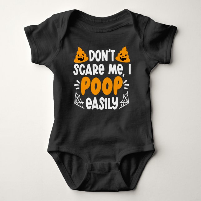 Humorvolles Halloween Mache mich nicht, dass ich l Baby Strampler (Vorderseite)