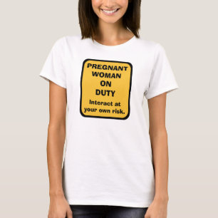 Humorvolles Mutterschaftsschwangerschafts-T-Shirt T-Shirt