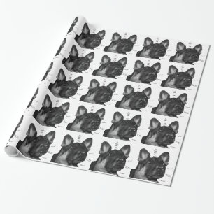Humorvolles Schäferhund-Feiertags-Packpapier Geschenkpapier