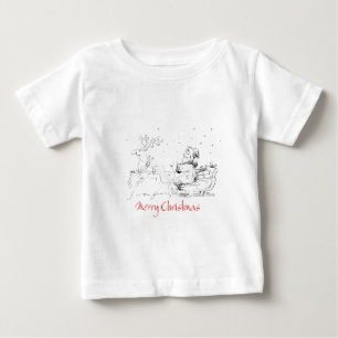 humorvolles Weihnachtsgeschenk Baby T-shirt