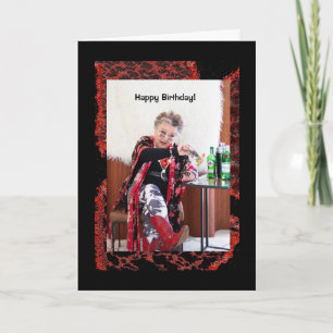 Humorvolles Wow Hoch für ihre Geburtstagskarte Karte