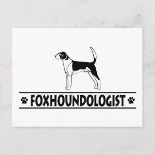 Humour AMERICAN FOXHOUND Postkarte