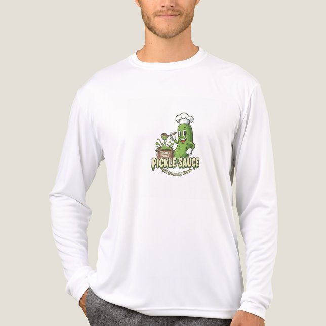 Humour Pickle Sause Tri-Blend Shirt (Vorderseite)