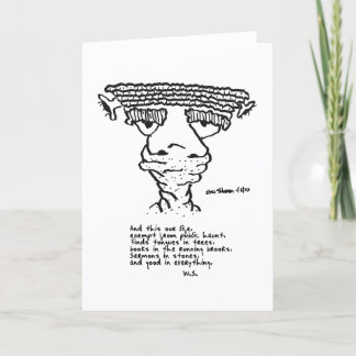 Humour Well-Read Freak Card 1-6-23 Dankeskarte