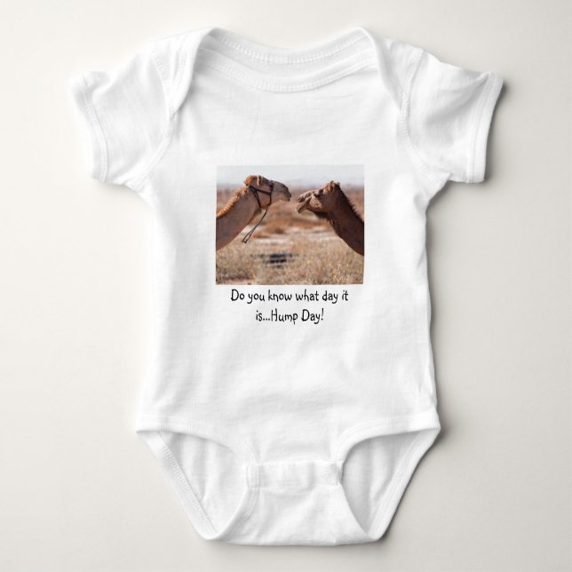 Hump Day Camels Baby Strampler (Vorderseite)