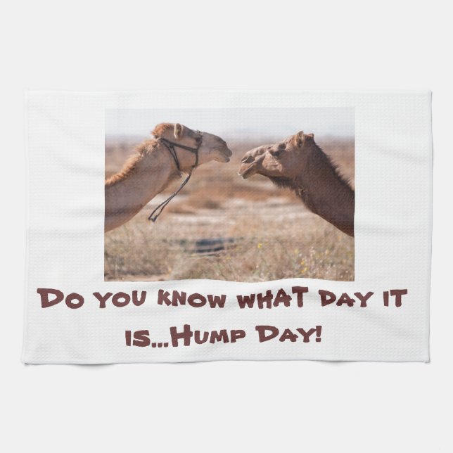 Hump Day Camels Handtuch (Horizontal)