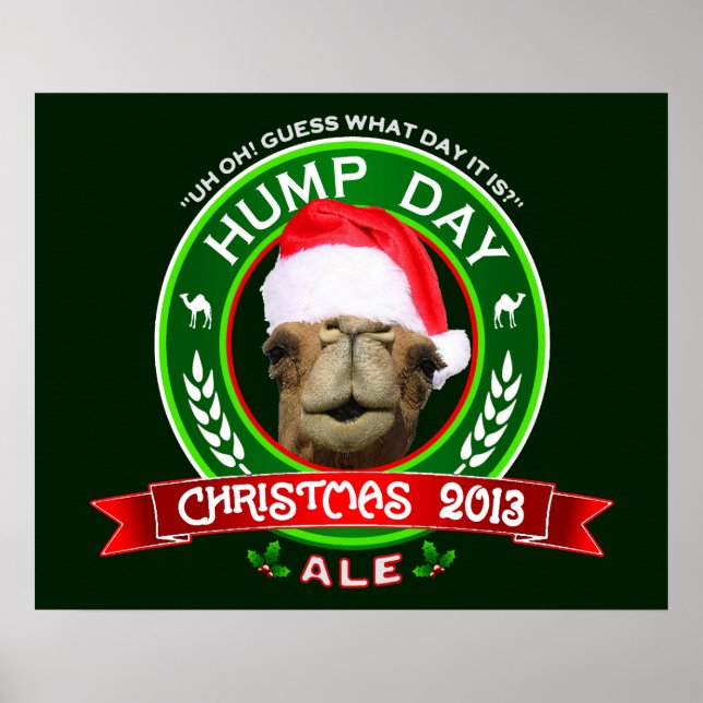 Hump Day Christmas Ale T - Shirt Poster (Vorne)