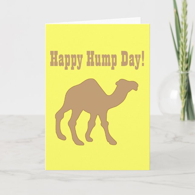 Hump Day! Happy Hump Day Karte (Vorderseite)