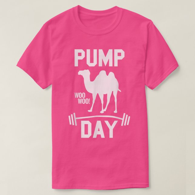 Hump Day Pump Day Mittwoch Fitness Gym Workout T-Shirt (Design vorne)