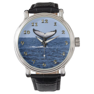Humpback Wal im Ozean Armbanduhr