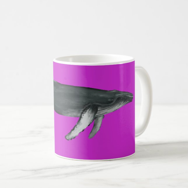 Humpback Wal Tasse (VorderseiteRechts)