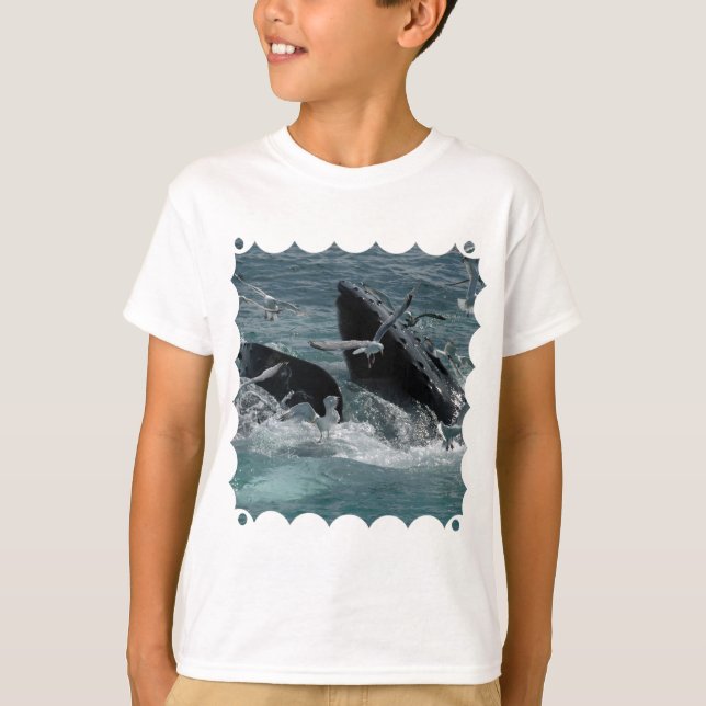 Humpback Whale Children's Sweatshirt T-Shirt (Vorderseite)