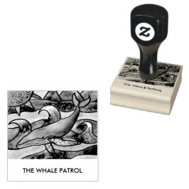 Humpback Whale Gummistempel