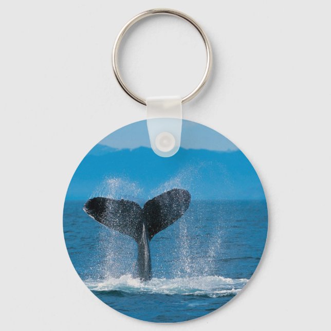 Humpback Whale Schlüsselanhänger (Vorderseite)
