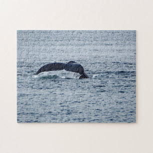 Humpback Whale Schwanz Alaska Foto Puzzle