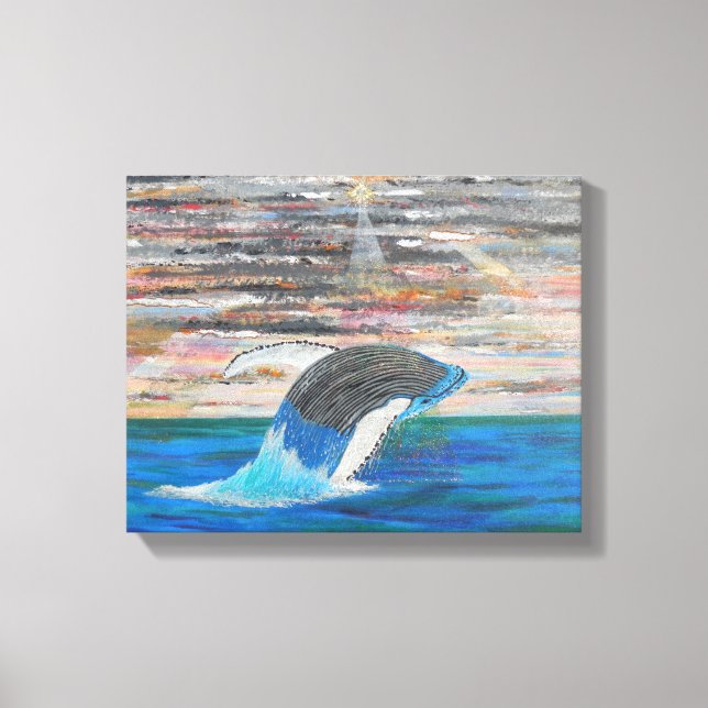 HUMPBACKS LEINWANDDRUCK (Vorderseite)