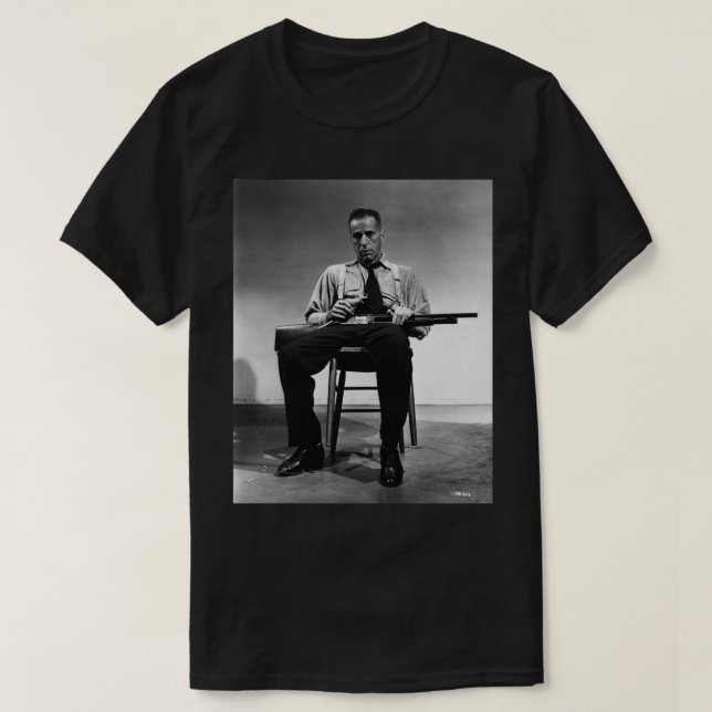 Humphrey Bogart Lightweight Sweatshirt T-Shirt (Design vorne)