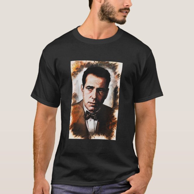 Humphrey Bogart Portrait Classic T-Shirt (Vorderseite)