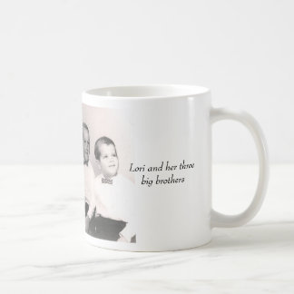 Humphrey, circa 1964, Lori und ihrem threebig bro… Kaffeetasse