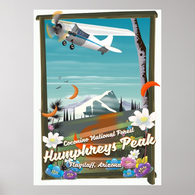Humphreys Peak,Humphreys Peak,Flagstaff,Arizona Poster (Vorne)