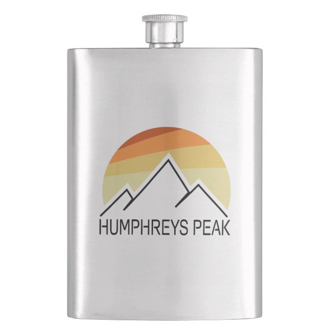 Humphreys Peak Retro Flachmann (Vorderseite)