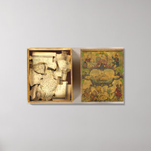 Humphries-Weltkarte Leinwanddruck