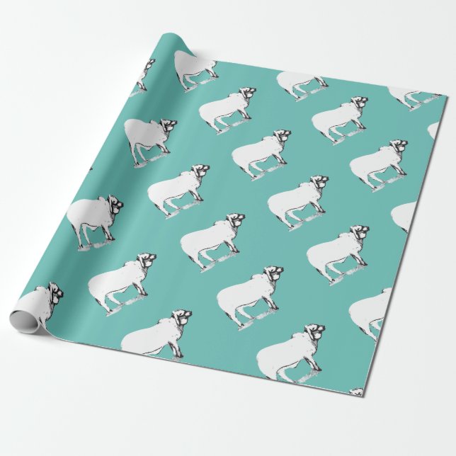 Humpie Brahman Gift Wrap Geschenkpapier (Ungerollt)