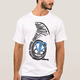 Humppa Liebe-Blau-T - Shirt
