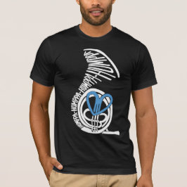 Humppa Liebe blauer dunkler OM T - Shirt